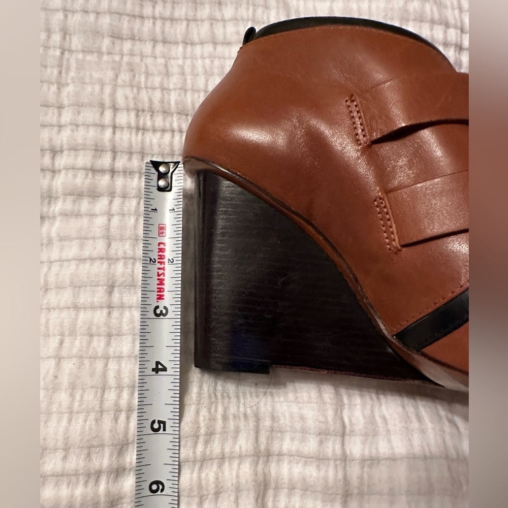 10 Crosby Derek Lam Zale Wedge Booties - Size 8 - Picture 11 of 11